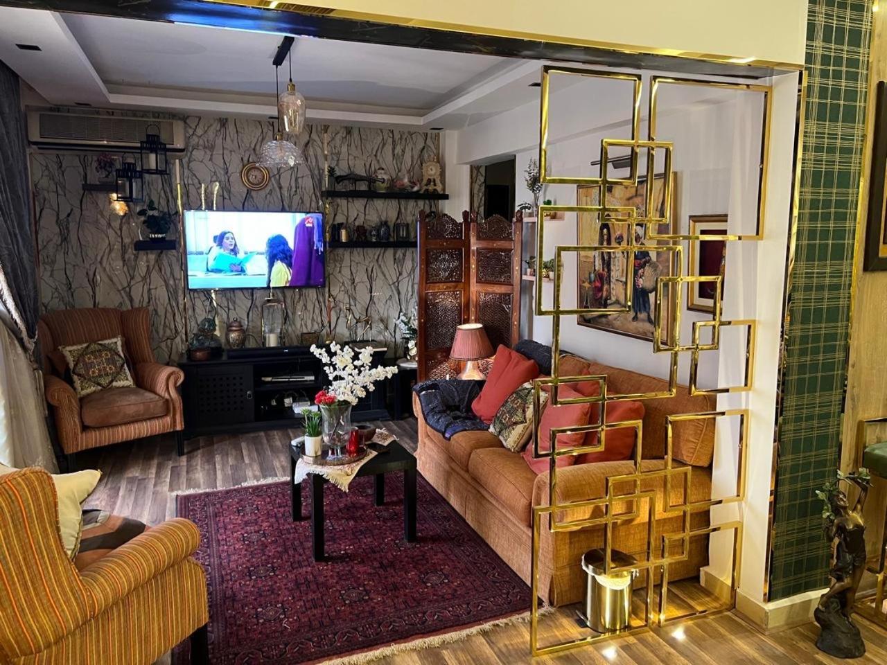 Apartament شقه مفروشه فاخره بالقاهره الجديده New Cairo Zewnętrze zdjęcie