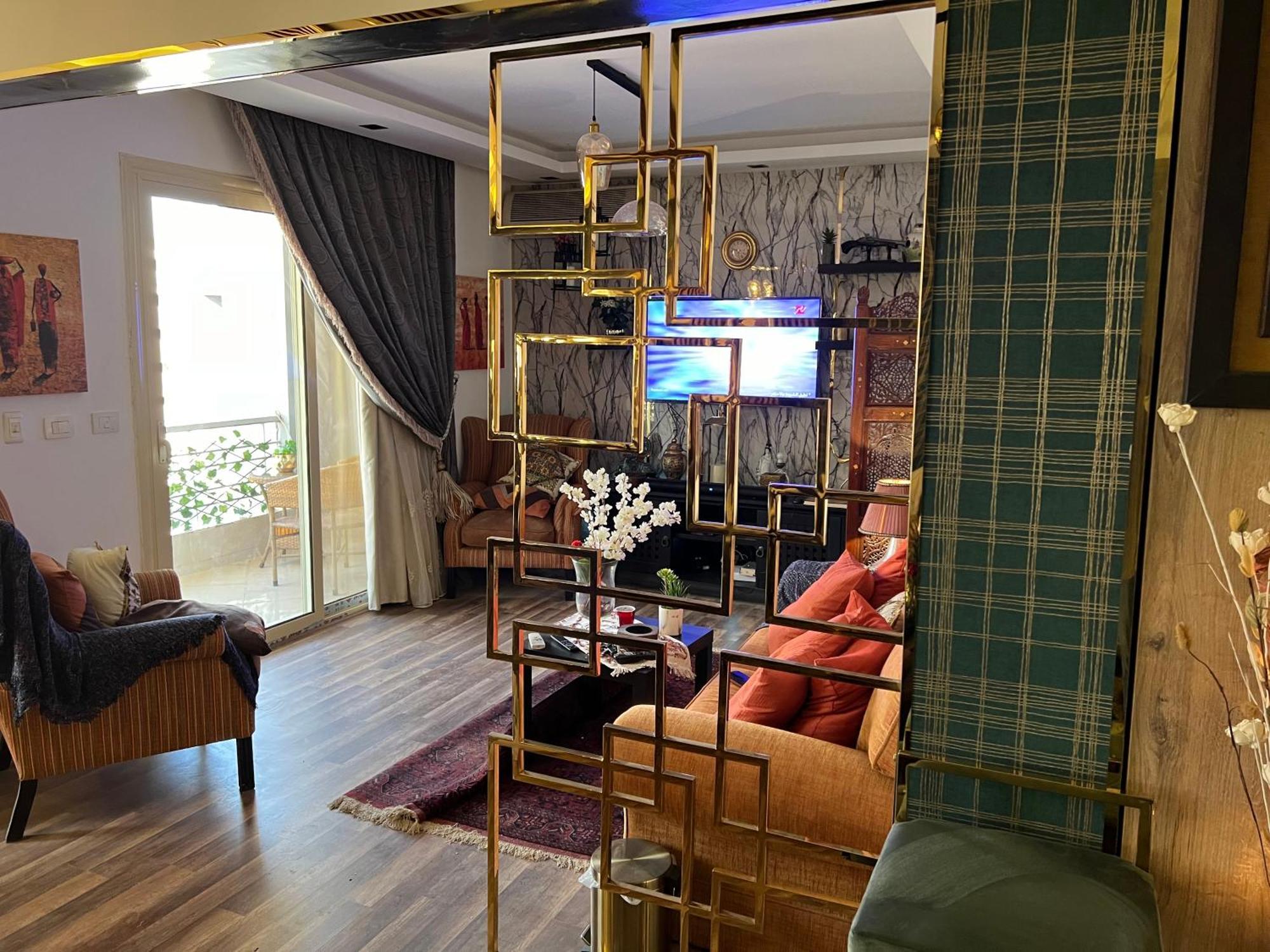 Apartament شقه مفروشه فاخره بالقاهره الجديده New Cairo Zewnętrze zdjęcie